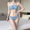 Miniatyrbillede 3 af 10: Bikinisæt badedragt SORT Black