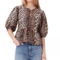 Miniatyrbillede 6 af 9: Leopardprint skjorte kortærmede toppe LEOPARD PRINT XS Leopard Print XS