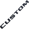 Miniatyrbillede 4 af 7: CUSTOM Bogstaver Emblemer Badge 3D Bil Bumper Badge Stickers Bil