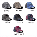Pikkukuva 2 / 10: Brodeeratut lippalakit Distressed Faded Casquette WINE RED wine red