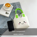 Miniatyrbillede 8 af 10: Tegnefilm Filt Taske Børne Filt Tote Bag GRÅ grey