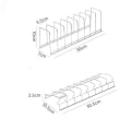 Miniatyrbillede 2 af 10: Tallerken Dræning Stativ Plader Opbevaringsstativ PLATE RACK PLATE RACK Plate Rack