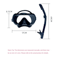 Miniatyrbillede 2 af 10: Dykkerbriller Snorkelmaske C7 C7 C7