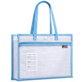 Miniatyrbillede 1 af 9: Tote Skoletaske Tutorial Taske LYSEBLÅ Light blue