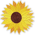 Miniatyrbild 5 av 9: Broderade Iron on Patches Sunflower Daisy Patch Sy på