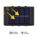 Miniatyrbilde 7 av 10: 2/ 4STK Solcellelamper Vegglys VARM HVIT 4STK 4STK warm white 4PCS-4PCS