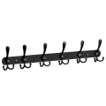 Pikkukuva 1 / 10: Makuuhuoneen säilytysteline Ripustusteline MUSTA 6 TRI HOOKS 6 TRI Black 6 Tri Hooks-6 Tri Hooks