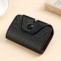 Miniatyrbillede 1 af 8: Herre Mini Card Pung Kortholder Taske SORT VERTICAL VERTICAL black Vertical-Vertical