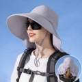 Miniatyrbild 3 av 10: Dam Solhatt Sjal Cap BEIGE Beige