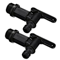 Miniatyrbillede 1 af 10: Til IBC Adapter Udskiftning Vand Butt Taphane 2 STK 2PCS