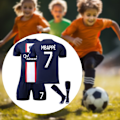 Pikkukuva 5 / 6: 3 osainen jalkapallopaitasetti, jalkapalloharjoitusasu, nro 7 Mbappe 16