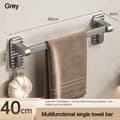 Miniatyrbillede 1 af 10: Håndklædeholder Tøjstativ GRÅ 40CMTYPE1 TYPE1 grey 40cmType1-Type1