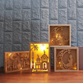 Miniatyrbild 7 av 10: LED-lampor Eid Mubarak C C C