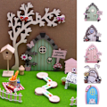 Miniatyrbild 10 av 10: Miniatyr Elf Door Fairy Tale Gate C C C