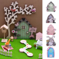Miniatyrbillede 10 af 10: Miniature Elf Door Fairy Tale Port B B B