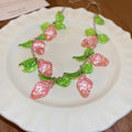 Miniatyrbillede 4 af 7: Halskæde Strawberry Chain Strawberry Halskæde Clavicular Chain
