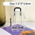 Miniatyrbild 5 av 10: Mini rull resväska Liten case LILA S purple S