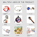Miniatyrbild 7 av 9: 20st/10 par Eyes Crafts Eyes Puppet Crystal Eyes 16MM-FÄRG 16mm-color random