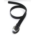 Miniatyrbillede 8 af 10: Bælte Taljebælte SORT GLAD SPÆNNE GLAD SPÆNE Black Smooth Buckle-Smooth Buckle