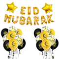 Miniatyrbilde 7 av 9: 10 stk Eid Mubarak Ballonger Oppblåsbare Leke 10 STK STYLE4