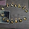 Miniatyrbilde 5 av 9: 2m 10 LED Eid Mubarak LED String Light Ramadan Lantern 10 10