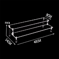 Miniatyrbilde 3 av 10: Akryl Display Stativ Figur Hylle 30X8CMFIVE-LAYER FEM-LAYER 30X8CMFive-layer