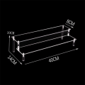 Miniatyrbillede 3 af 10: Akryl Display Stand Figur Hylde 30X8CMTWO-LAYER TO-LAYER 30X8CMTwo-layer