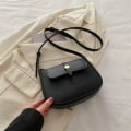 Miniatyrbild 1 av 10: Axelväska Messenger Bag SVART Black