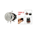 Miniatyrbillede 3 af 6: Potentiometer med Knop 150K Ohm 2STK 2STK 2pcs