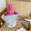 Miniatyrbild 8 av 10: Canvas Handväskor Liten Bucket Bag GUL yellow