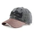 Miniatyrbillede 1 af 8: Broderi Baseball Caps Distressed Faded Casquette ARMY GREEN army green