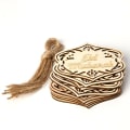 Miniatyrbilde 1 av 10: 20 stk Ramadan Eid Mubarak tredekorasjoner C-20PCS C-20PCS