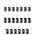 Miniatyrbillede 1 af 6: Elektrolytisk kondensator Lange ledninger aksial 20 STK 20 STK 20pcs