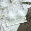 Pikkukuva 1 / 10: Naisten urheilurintaliivit Naisten pehmusteet VALKOINEN White