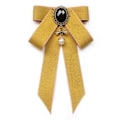 Pikkukuva 1 / 9: Rusetti Bowknot rintakorut KELTAINEN Yellow