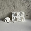 Miniatyrbillede 2 af 8: Silikoneform lysform B B B