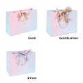 Miniatyrbilde 3 av 10: Gradient Color Gavepose Håndholdt papirpose GOLD&SILVER M M Gold&silver M-M