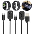 Pikkukuva 9 / 10: Smartband-latauskaapeli watch latausjohto MUSTA TYYPPI-C TYYPPI-C Black Type-C-Type-C