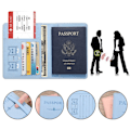 Miniatyrbillede 2 af 10: RFID Passport Cove Passport Protector SORT Black