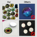 Miniatyrbilde 2 av 9: 20 stk/10 par Eyes Crafts Eyes Puppet Crystal Eyes 16MM-FARGE 16mm-color random