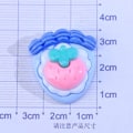 Miniatyrbillede 4 af 10: 10 stk Flatback Cabochons Resin Flatback 06 06 06