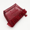 Pikkukuva 1 / 10: Lace Patchwork Kosmetiikkalaukut Kirjonta Meikkilaukut RED S Red S