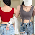 Pikkukuva 5 / 10: Epäsäännöllinen Camisole Sexy Tank Top COLOR 3 COLOR 3 Color 3