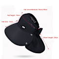 Miniatyrbilde 2 av 10: Solhatt med stor brim Strandsolhatt FARGE 3 FARGE 3 Color 3