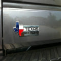 Pikkukuva 6 / 6: 2 kpl Texas Edition -automerkkitarra 3D-auton tunnustarrat Auto