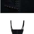Miniatyrbilde 8 av 10: 2-i-1 Peach Butt Curvy Tummy Shaper Midjetrener med rumpe Black L