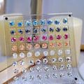 Miniatyrbild 10 av 10: Magnetisk Seashell Display Box Seashell förvaringsbox 36 GRID 36 36 grid
