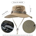 Miniatyrbillede 2 af 10: Bucket Hat Bred skygget Hat E E E