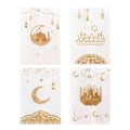 Miniatyrbillede 1 af 10: 100 Stk Eid Mubarak Gaveposer Mini Nougat Pouch 7X10CM 7x10cm