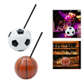 Miniatyrbillede 4 af 8: Fodbold Formede Cups Sports Cups A A A